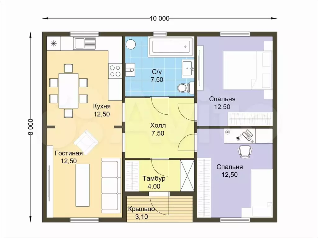 Дом 80 м на участке 12 сот. - Фото 0