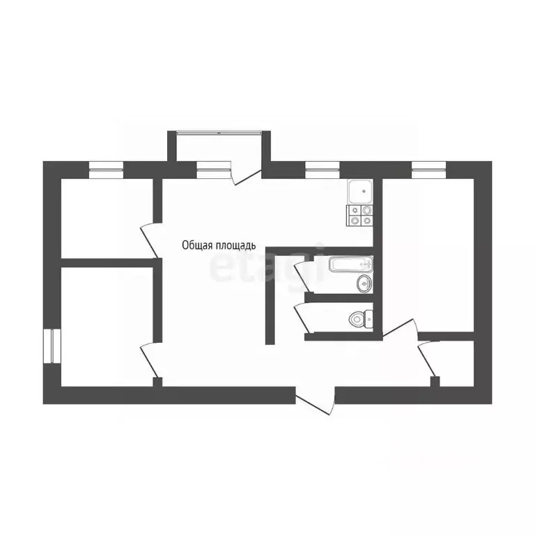 4-к кв. Бурятия, Улан-Удэ Восточный мкр, ул. Камова, 1 (62.7 м) - Фото 0