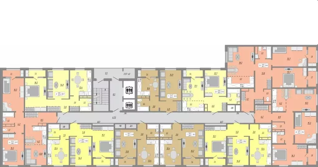 3-к кв. Оренбургская область, Оренбург ул. Юркина, 10 (76.2 м) - Фото 1