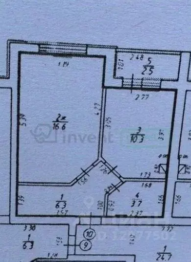 1-к кв. Калининградская область, Гурьевск Фабричная ул., 16 (39.7 м) - Фото 1