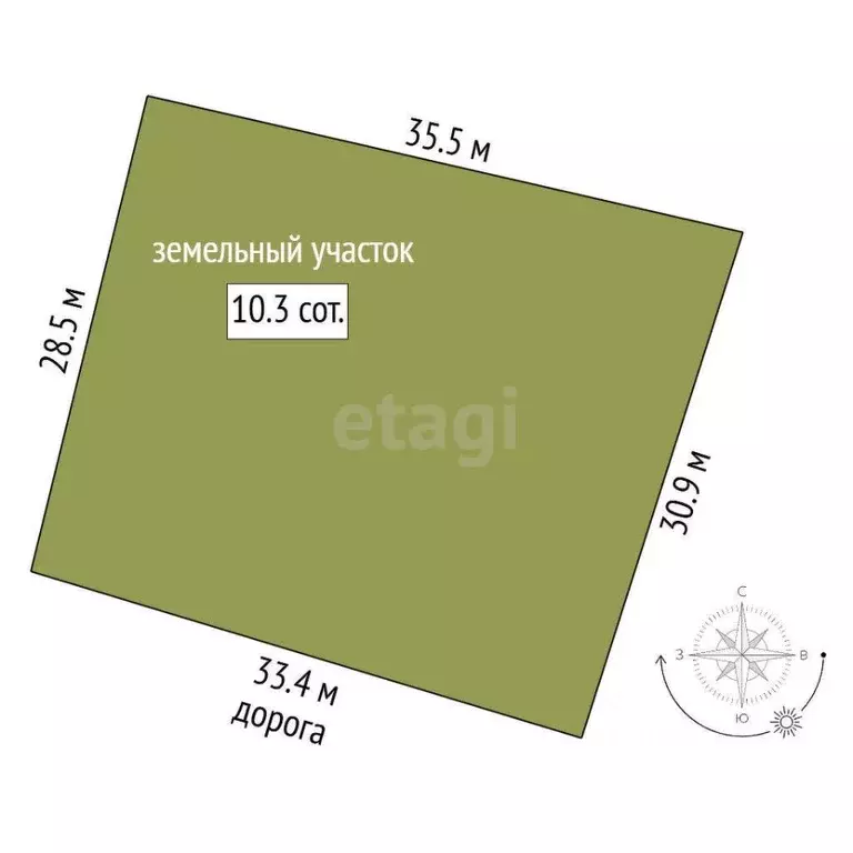 Участок в Калужская область, пос. Ферзиково ул. Кирова, 9 (11.0 сот.) - Фото 2