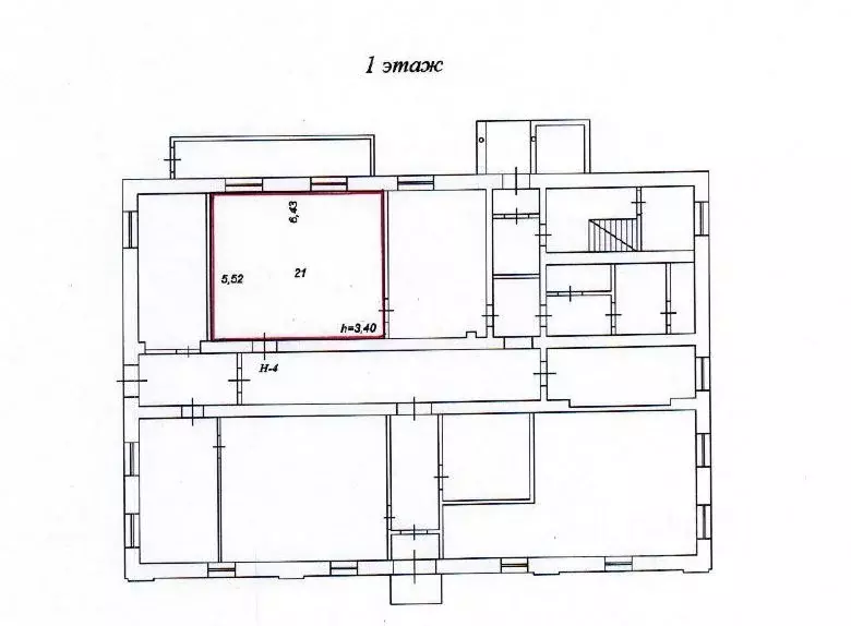Офис в Коми, Инта Геологическая ул., 5А (36 м) - Фото 2