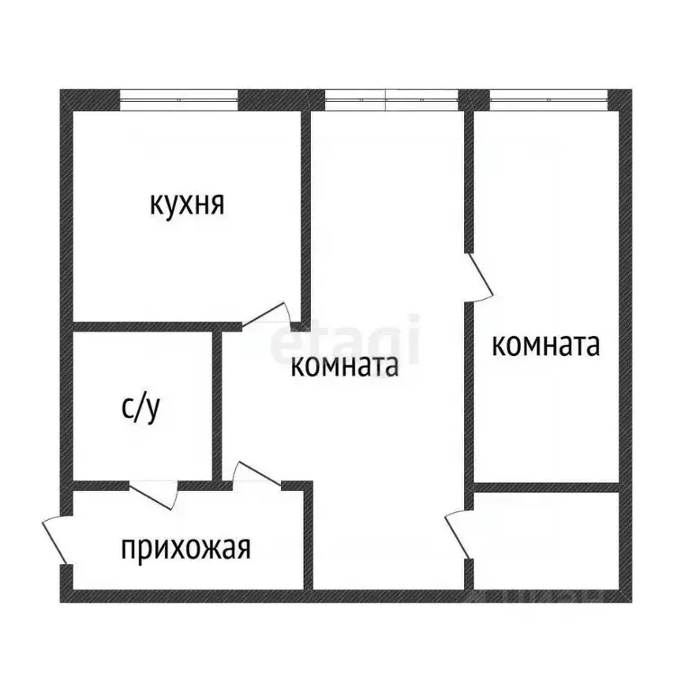 2-к кв. Ярославская область, Ярославль ул. Добрынина, 20Б (42.0 м) - Фото 1