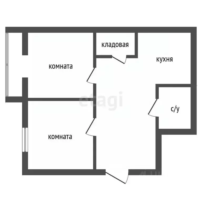 2-к кв. Челябинская область, Кыштым ул. Свободы, 16 (68.8 м) - Фото 2