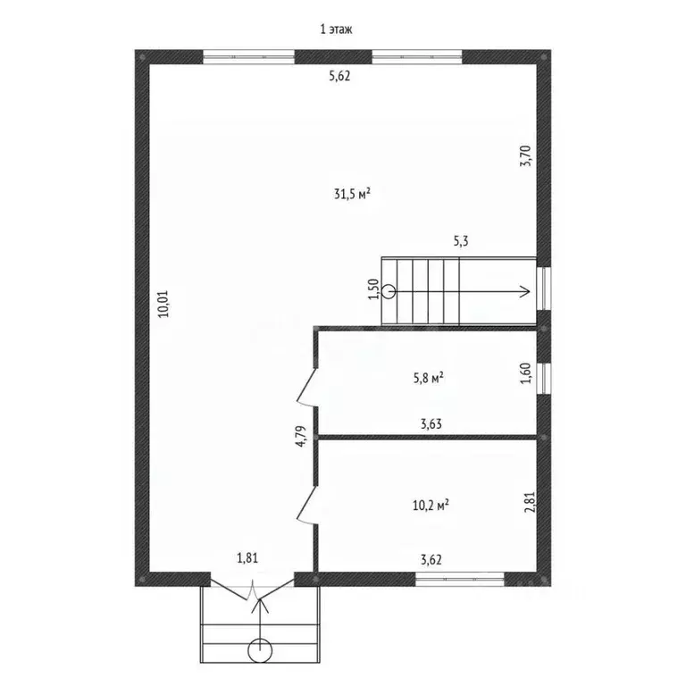 Дом в Башкортостан, Уфимский район, с. Миловка ул. Дружбы, 2 (108 м) - Фото 2