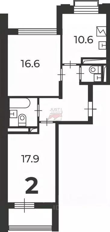 2-к кв. Москва Михалковская ул., 48к4 (60.1 м) - Фото 2