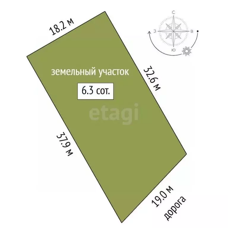 Участок в Тюменская область, Тюменский муниципальный округ, д. ... - Фото 1