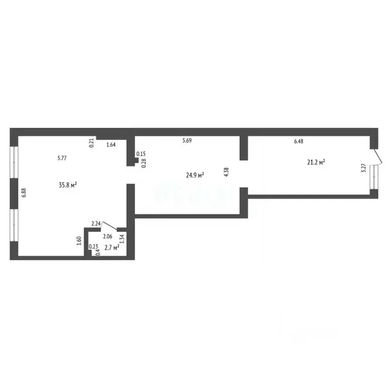 Офис в Башкортостан, Стерлитамак ул. Строителей, 28 (85 м) - Фото 1