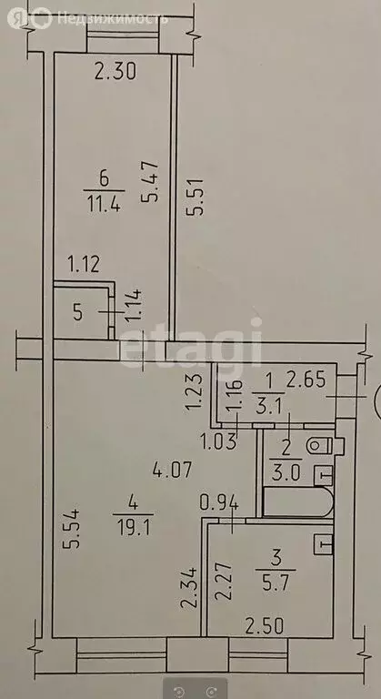 2-комнатная квартира: Ижевск, улица Ленина, 7 (43.4 м) - Фото 1