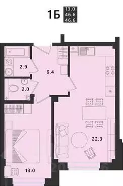 1-к кв. Псковская область, Псковский район, Завеличенская волость, д. ... - Фото 1