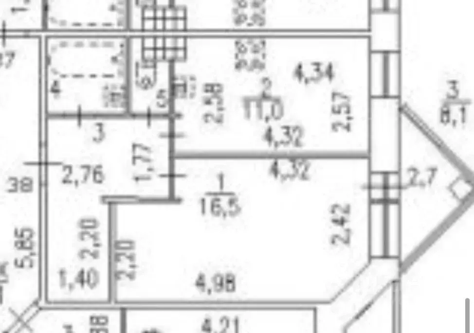 1-к кв. Санкт-Петербург ул. Орджоникидзе, 58к1 (39.8 м) - Фото 2