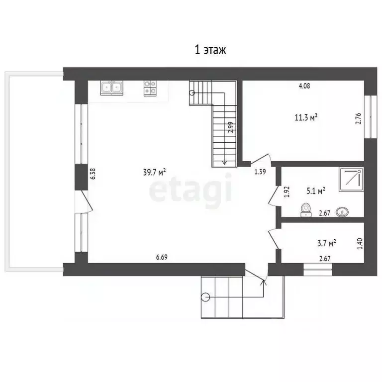 Дом в Тюменская область, Тюмень ул. Бориса Збарского (120 м) - Фото 1