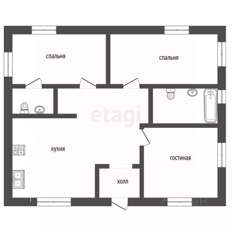 Дом в Калининградская область, Зеленоградский муниципальный округ, ... - Фото 2