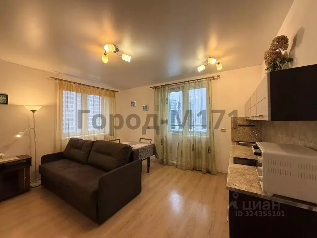 Студия Санкт-Петербург просп. Королева, 59к2 (26.8 м) - Фото 1