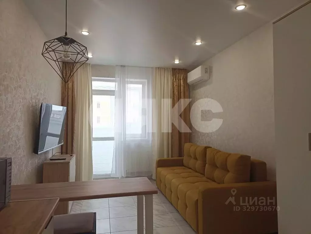 Студия Краснодарский край, Горячий Ключ Рябиновая ул., 2Бк2 (21.0 м) - Фото 1
