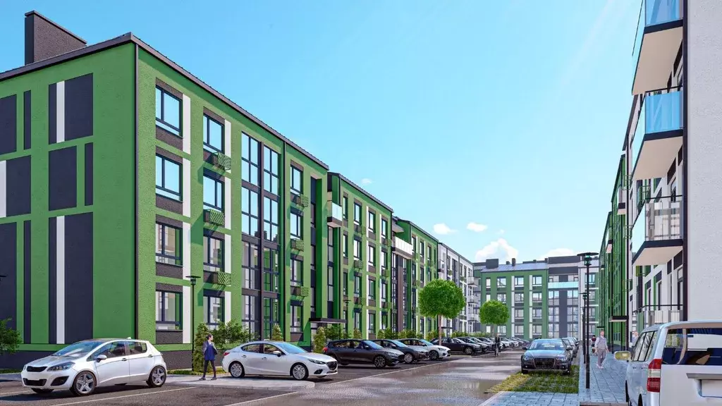 1-к кв. Калининградская область, Зеленоградск  (37.94 м) - Фото 2