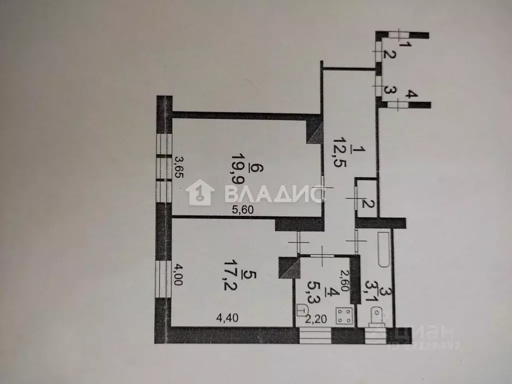 2-к кв. Ленинградская область, Сертолово Всеволожский район, ... - Фото 2