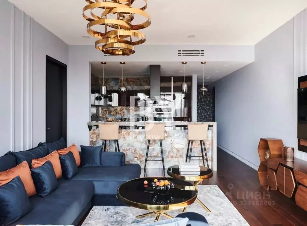 2-к кв. Москва 1-й Красногвардейский проезд, 21с2 (95.0 м) - Фото 1