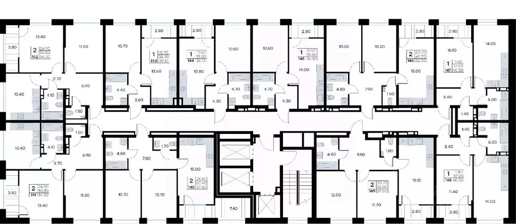 2-к кв. Приморский край, Владивосток ул. Нейбута, 135 (54.3 м) - Фото 2