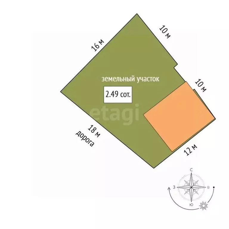 Дом в Крым, Саки ш. Евпаторийское (46 м) - Фото 2