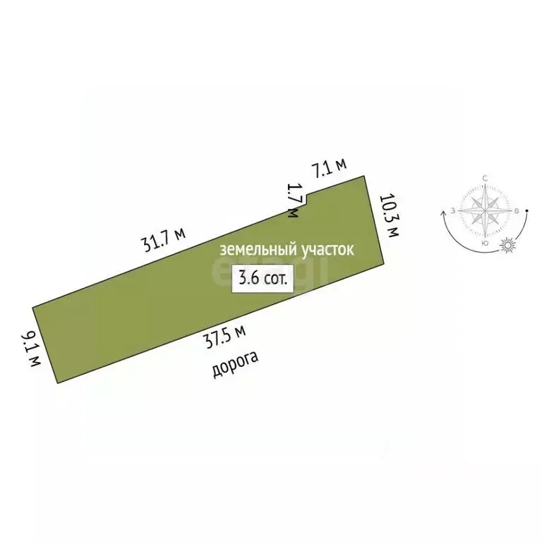 Участок в Башкортостан, Стерлитамак Строитель-1 СНТ,  (6.0 сот.) - Фото 1