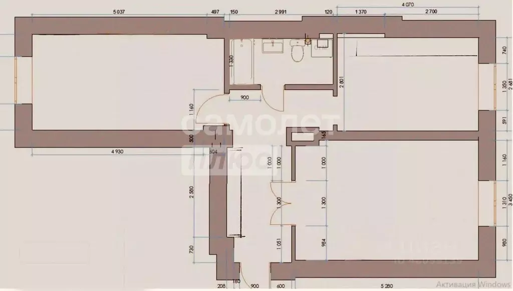 2-к кв. Тульская область, Тула Первомайская ул., 9 (59.4 м) - Фото 2