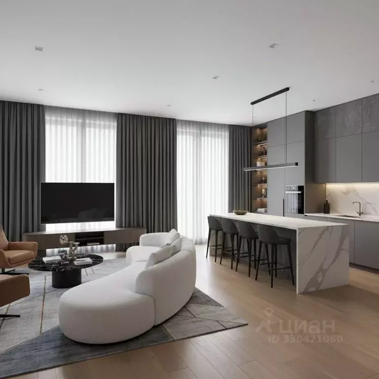 3-к кв. Москва Кутузовский просп., 12 (111.0 м) - Фото 1