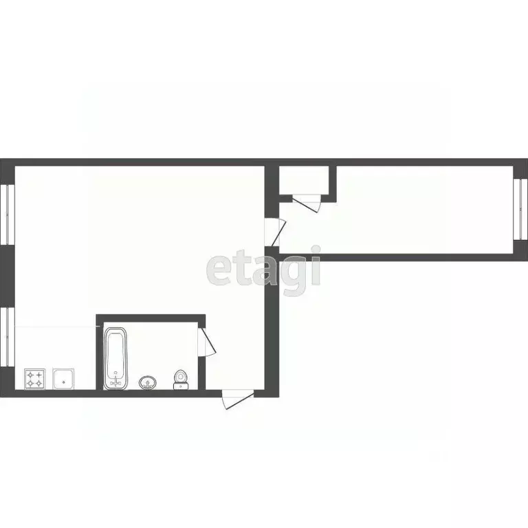 2-к кв. Тюменская область, Тюмень ул. Беляева, 17 (43.7 м) - Фото 0