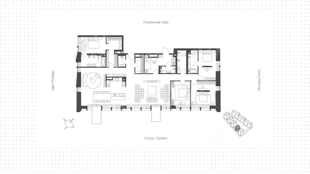 5-комнатная квартира: Москва, улица Братьев Фонченко, 1к2 (265.8 м) - Фото 1