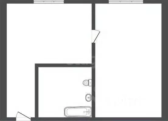 1-к кв. Кемеровская область, Прокопьевск ул. Шишкина, 23А (30.0 м) - Фото 1