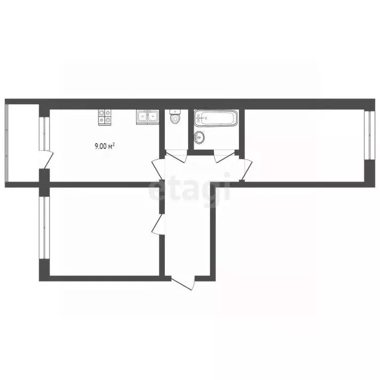 2-к кв. Мордовия, Саранск ул. Пушкина, 40А (47.6 м) - Фото 2