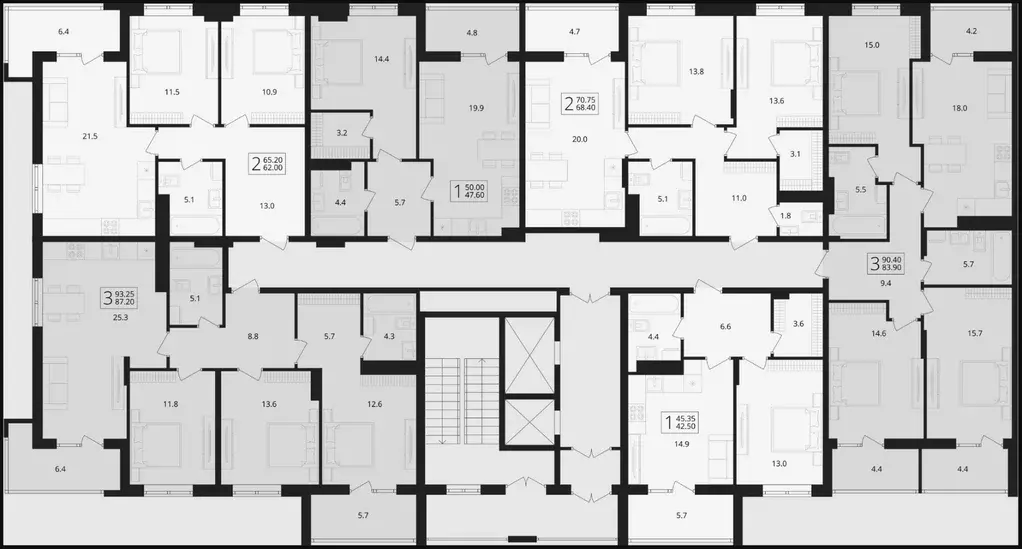 3-к кв. Брянская область, Брянский район, Снежское с/пос, пос. Путевка ... - Фото 2