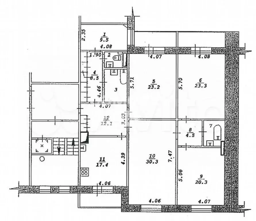 5-к кв. Новосибирская область, Новосибирск ул. Мичурина, 20/1 (161.3 ... - Фото 1