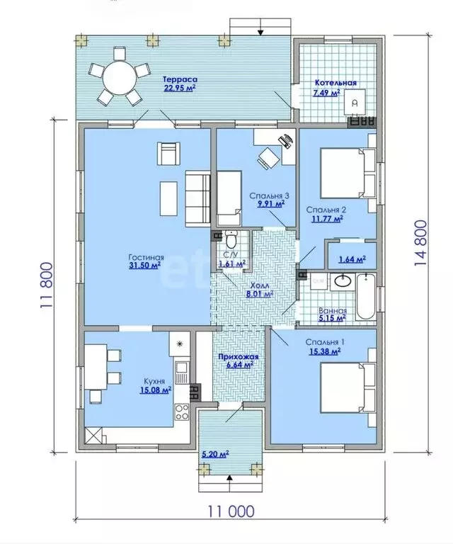 Участок в Белгород, улица Виктора Лосева (15.2 м) - Фото 2