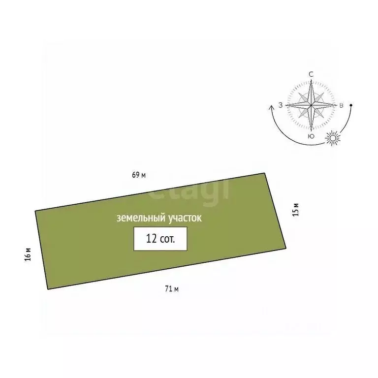 Участок в Красноярский край, Красноярск Надежда СНТ,  (12.0 сот.) - Фото 2