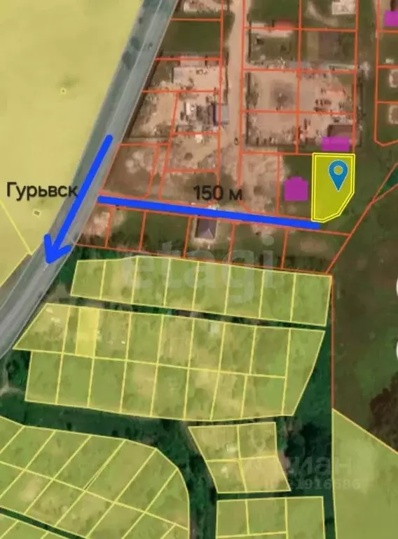 Участок в Калининградская область, Гурьевский муниципальный округ, ... - Фото 2