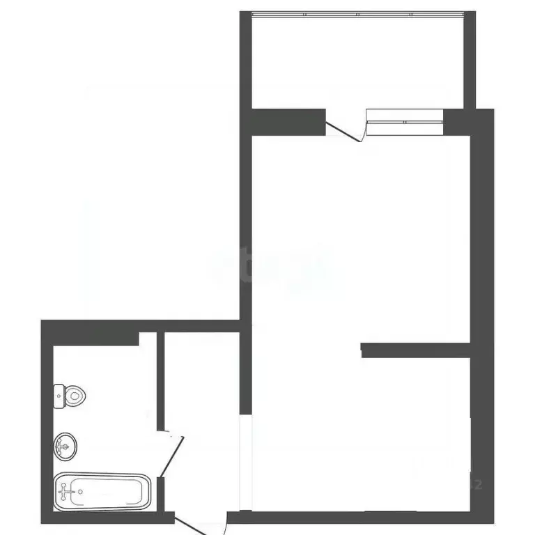 Студия Кемеровская область, Кемерово бул. Строителей, 67А (24.2 м) - Фото 2