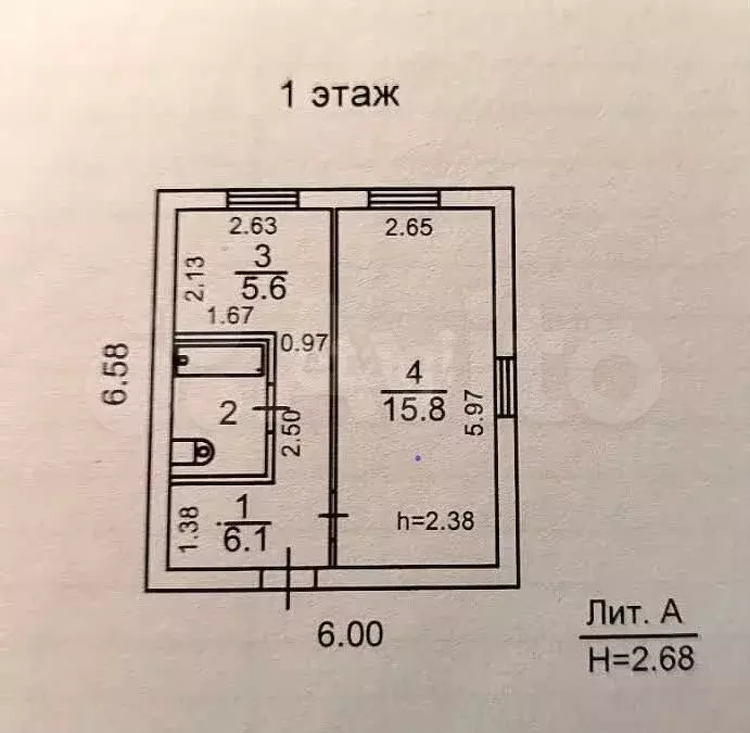 Дом 31 м на участке 5 сот. - Фото 0