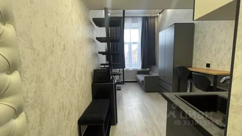 Студия Санкт-Петербург ул. Некрасова, 58 (15.0 м) - Фото 1