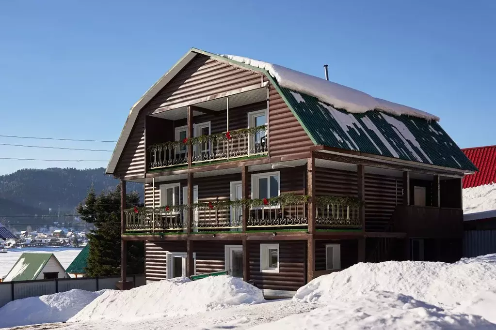 Дом в Алтай, Турочакский район, с. Артыбаш Телецкая ул., 91А (160 м) - Фото 2