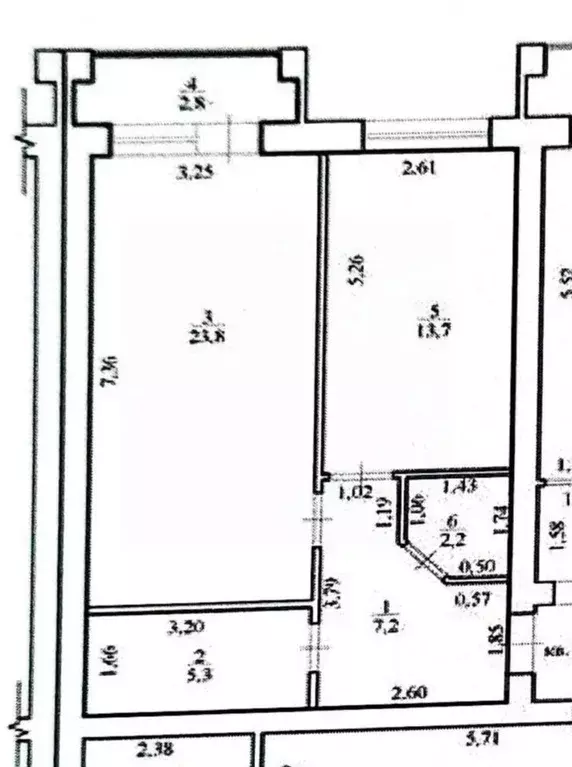2-к кв. Башкортостан, Уфимский район, с. Михайловка ул. Сливовая, 1 ... - Фото 2
