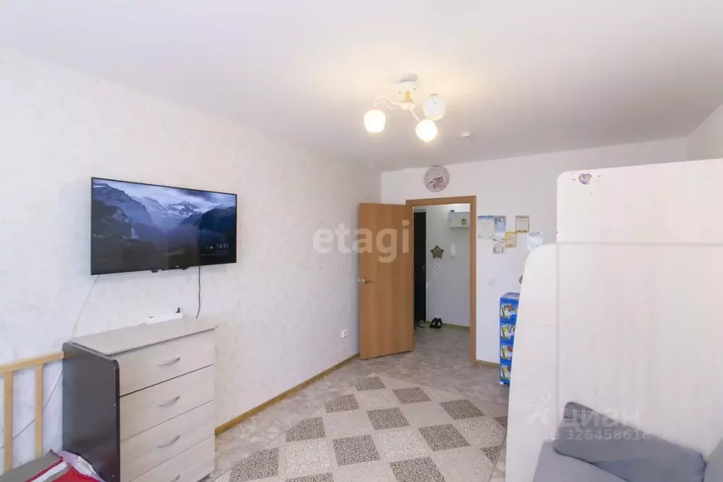 1-к кв. Тюменская область, Тюмень Антипино мкр, ул. Беловежская, 5 ... - Фото 1