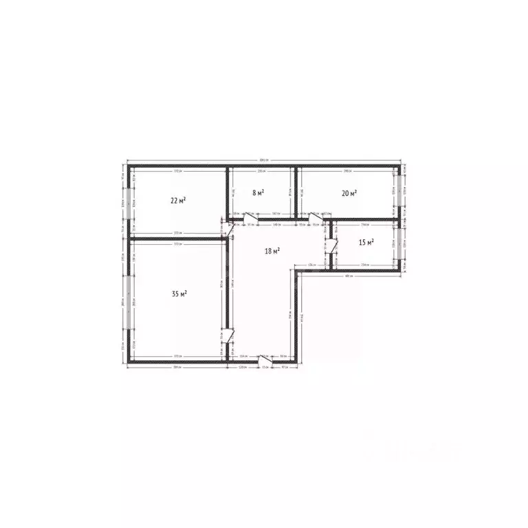 3-к кв. Дагестан, Махачкала ул. Габитова, 17 (113.0 м) - Фото 2