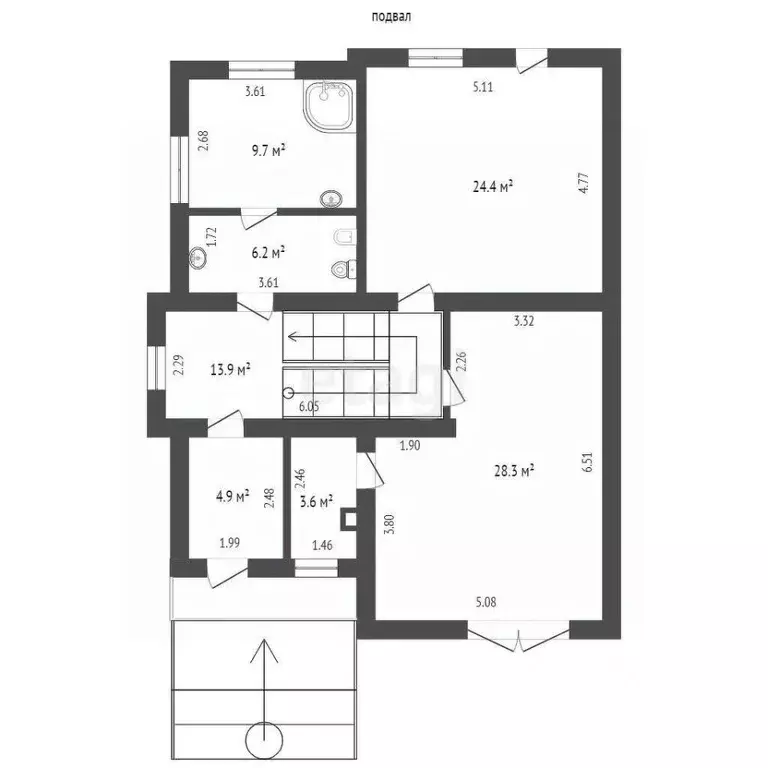 6-к кв. Калининградская область, Калининград ул. Чкалова, 97А (337.7 ... - Фото 1