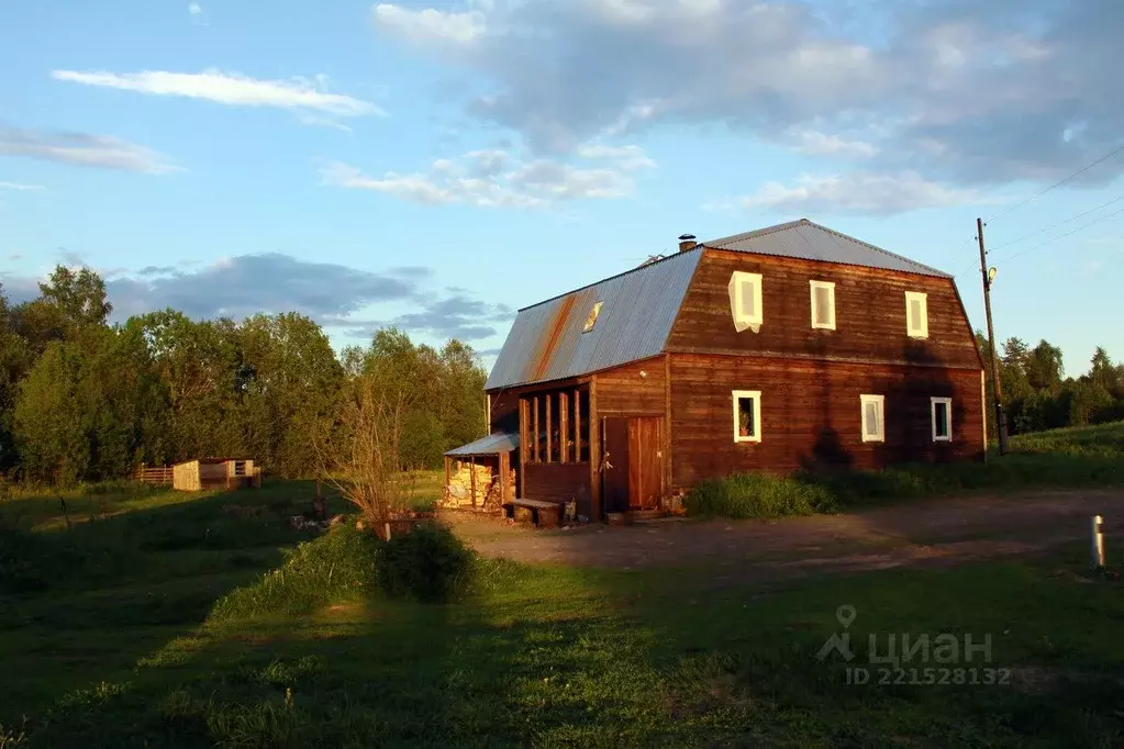 Дом в Карелия, Пряжинский район, Ведлозерское с/пос, д. Кохтусельга  ... - Фото 1