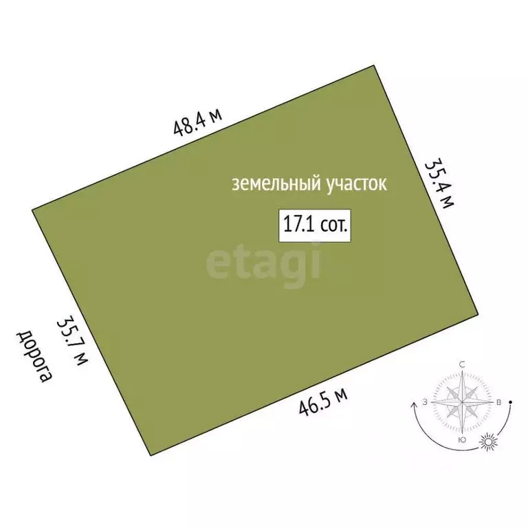 Участок в Тюменская область, Тюменский муниципальный округ, д. ... - Фото 1