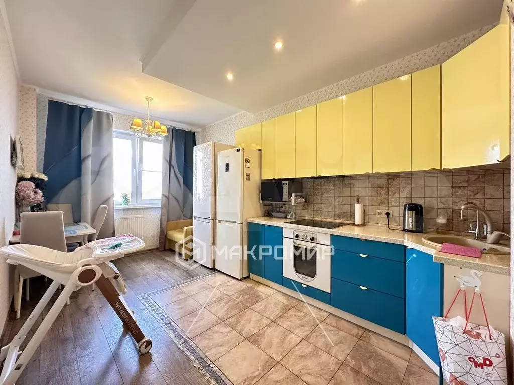 1-к. квартира, 44,6 м, 15/17 эт. - Фото 1
