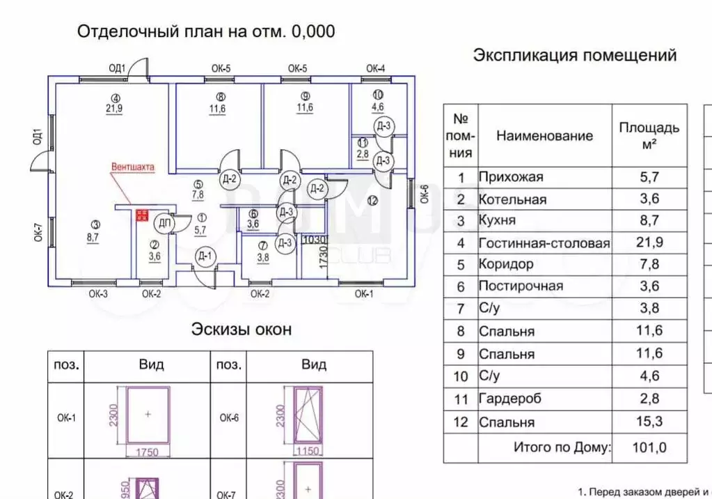 Дом 115 м на участке 7,5 сот. - Фото 0