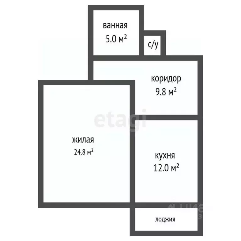 1-к кв. Ямало-Ненецкий АО, Салехард ул. Губкина, 1 (54.3 м) - Фото 2