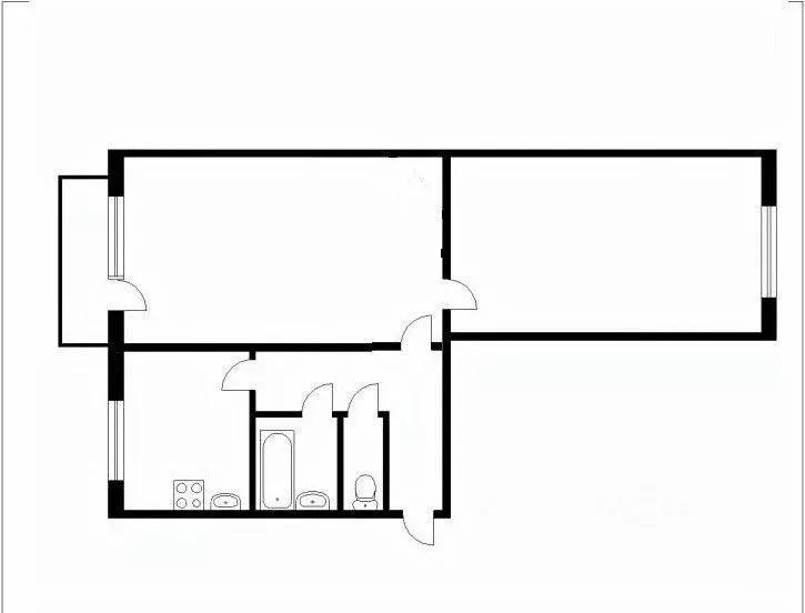 2-к кв. Кемеровская область, Осинники ул. Ефимова, 21 (45.6 м) - Фото 1